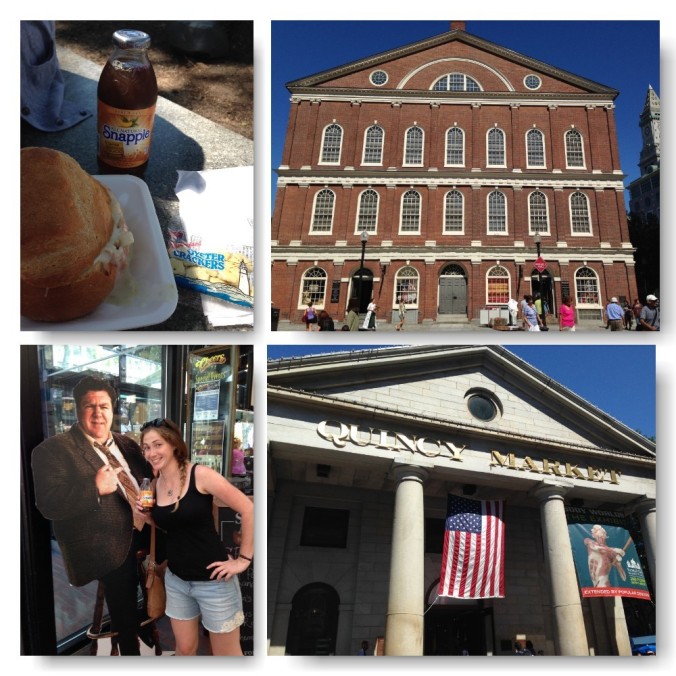Lunch, Faneuil Hall, Cheers! Mate and Quincy Market